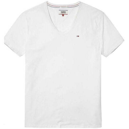 Vêtements Homme T-shirts & Polos Tommy Jeans T-SHIRT Homme blanc Original Jersey Blanc
