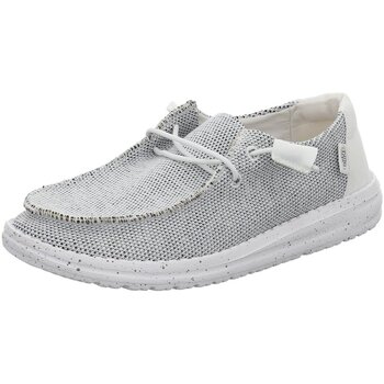 Chaussures Femme Mocassins Hey Dude Shoes Gray Blanc