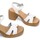 Chaussures Femme Sandales et Nu-pieds Porronet SANDALIA TACON DE PIEL BLANCA HERA Blanc