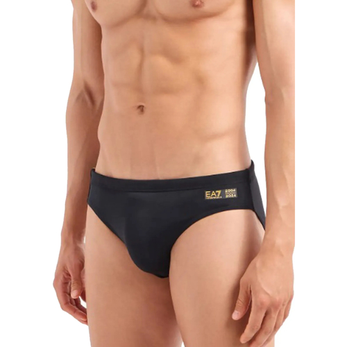 Vêtements Homme Maillots / Shorts de bain Giorgio stonewashed Armani five-pocket straight-leg jeansA7 901000-4R711 Noir