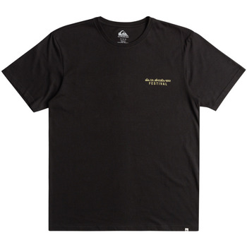 Vêtements Homme T-shirts manches courtes Quiksilver Organic QSF Affiche Noir