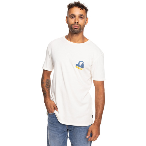 Vêtements Homme T-shirts manches courtes Quiksilver Andy Y Andy Blanc