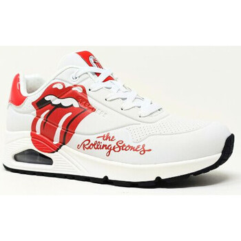 Chaussures Baskets mode Skechers BASKET UNO ROLLING STONES BLANC Blanc