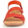 Chaussures Femme Sandales et Nu-pieds Gabor Sandales en cuir velours à talon compensé Rouge