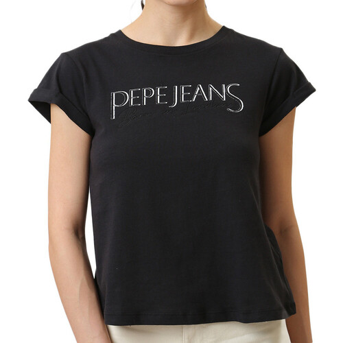 Vêtements Femme T-shirts & Polos Pepe jeans PL505751 Noir