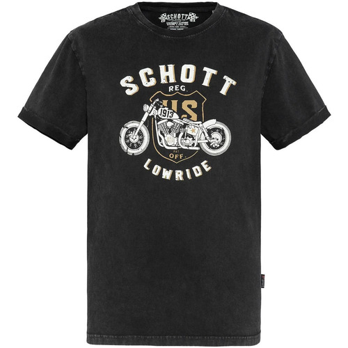 Vêtements Homme Sweatshirt Sw Ginger 1 W Schott TSARON BLACK Noir