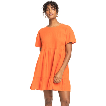Vêtements Fille Robes courtes Roxy New Destiny Orange