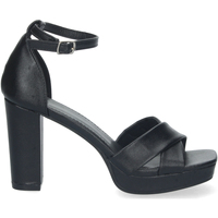Chaussures Femme Escarpins Nobrand Sandale à talon avec boucle Noir