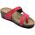 Chaussures Femme Tongs Valleverde VG306 Rouge