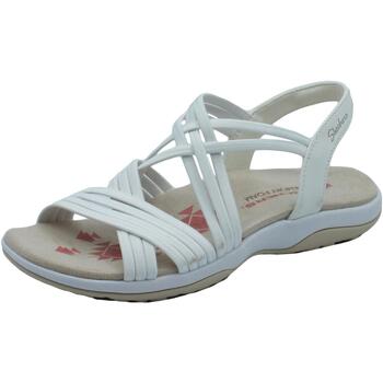 Chaussures Femme Sandales et Nu-pieds Skechers 163185 Reggae Slim Sunny Side Blanc