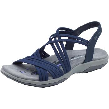 Chaussures Femme Sandales et Nu-pieds Skechers 163185 Reggae Slim Sunny Side Bleu