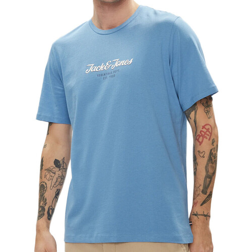 Vêtements Homme T-shirts & Polos Jack & Jones 12248600 Bleu
