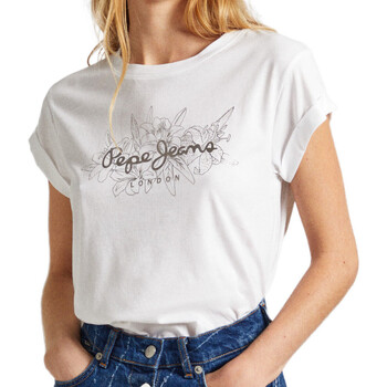 Vêtements Femme T-shirts & Polos Pepe jeans PL505767 Blanc