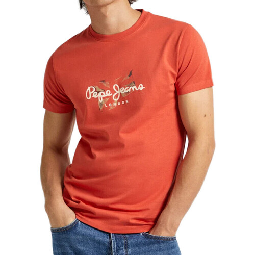 Vêtements Homme T-shirts manches courtes Pepe jeans PM509208 Orange