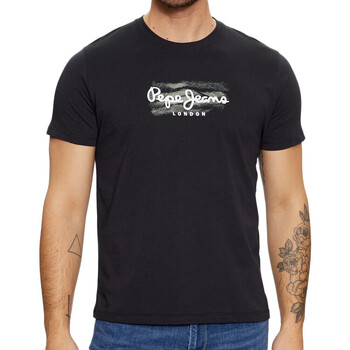 Vêtements Homme T-shirts manches courtes Pepe jeans PM509204 Noir