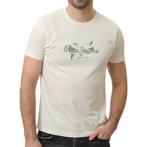 Vêtements Homme T-shirts manches courtes Pepe jeans PM509208 Blanc
