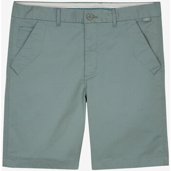 Vêtements Homme Shorts Denim / Bermudas Oxbow Short chino uni stretch ONAGH Vert