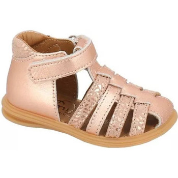 Chaussures Fille Rose is in the air Bellamy SANDALE BEBE  PAILLETTE CUIVRE Rose