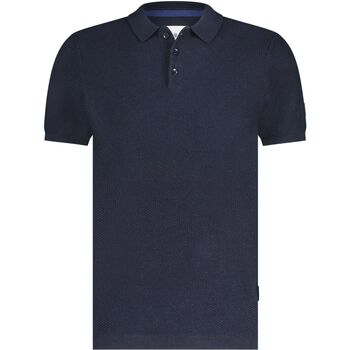 Vêtements Homme T-shirts & Polos State Of Art Polo Marine Knitted Bleu