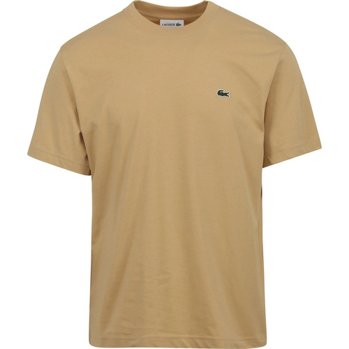 Vêtements Homme T-shirts & Polos Lacoste T-Shirt Beige Multicolore
