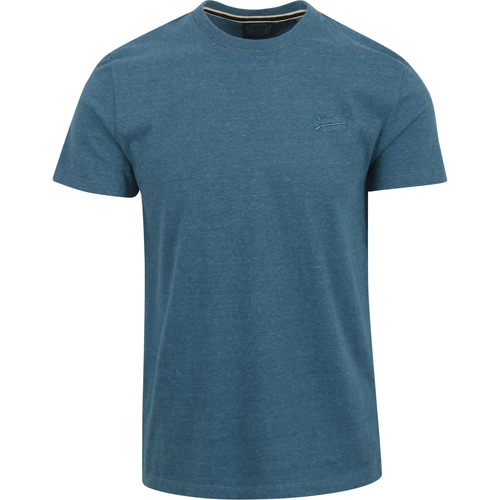 Vêtements Homme T-shirts & Polos Superdry T-Shirt Classique Melange Bleu Bleu