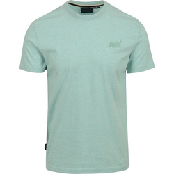 Vêtements Homme T-shirts & Polos Superdry T-Shirt Classique Melange Vert Clair Vert