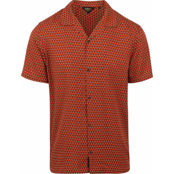 Vêtements Homme Chemises manches longues Superdry Shirt Short sleeve Red Philomena Red Print Rouge