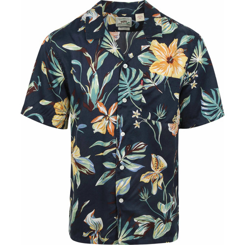 Vêtements Homme Chemises manches longues Levi's Chemise  à manches courtes Navy Sunset Flora Bleu