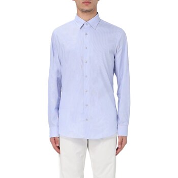 Vêtements Homme Chemises manches longues Petit : 1 à 2cm MK0DS01258 Bleu