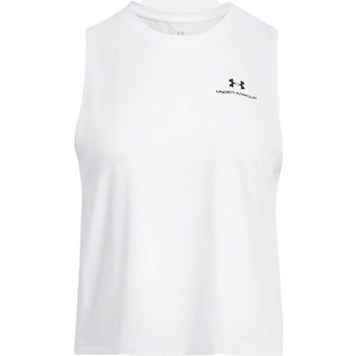Vêtements Femme Under Armour 2.0 T-shirt gialla Under Armour 1383654 Blanc