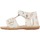 Chaussures Fille Sandales et Nu-pieds Naturino Sandales en cuir avec citrons QUARZO Blanc