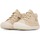 Chaussures Fille Baskets montantes Naturino Chaussures premiers pas en cuir avec zip COCOON ZIP Blanc