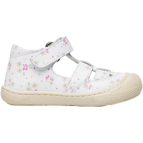 Chaussures Fille Duck And Cover Naturino Sandales en cuir WAD Blanc