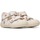 Chaussures Fille Sandales et Nu-pieds Naturino Sandales semi-fermées en cuir PUFFY Blanc