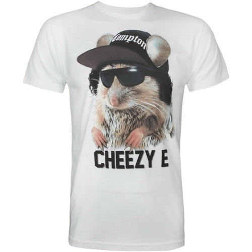Vêtements Homme T-shirts manches longues Goodie Two Sleeves Cheezy E Blanc