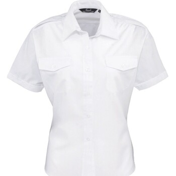Vêtements Femme Chemises / Chemisiers Premier PR312 Blanc