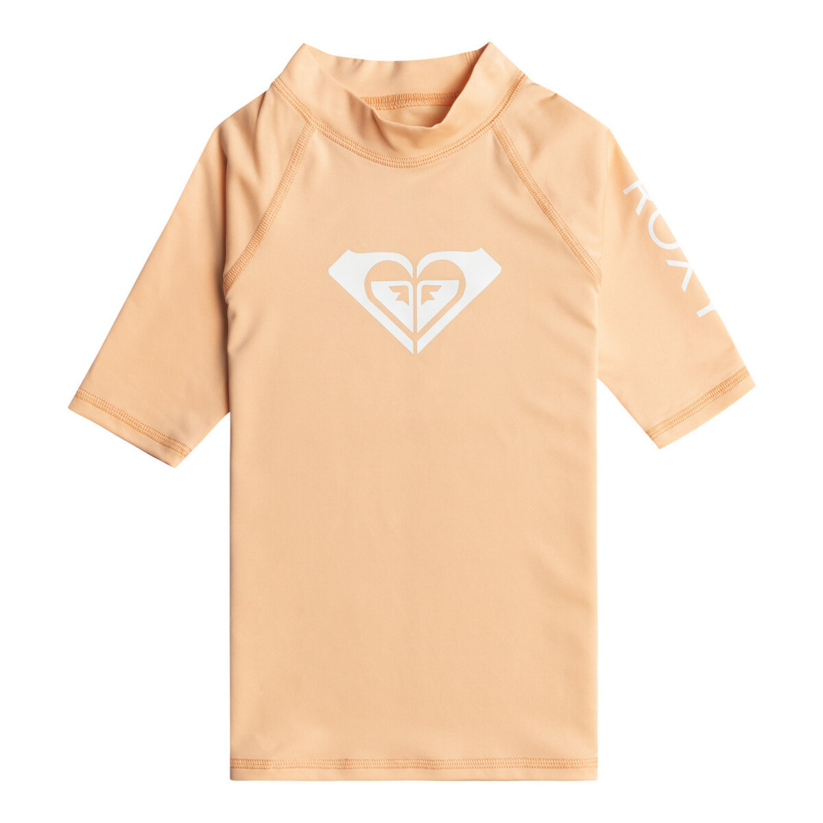 Vêtements Fille T-shirts manches courtes Roxy Whole Hearted Orange