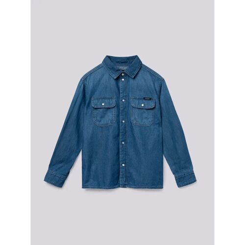 Vêtements Garçon Chemises manches longues Replay SB1116.051.770-990.010 Bleu