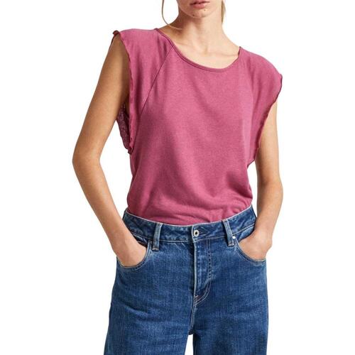 Vêtements Femme Edward Stripe Shorts Kids Pepe jeans  Rose