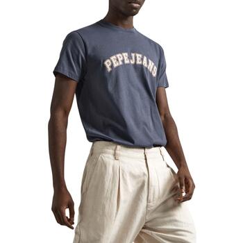 Vêtements Homme T-shirts stripes manches courtes Pepe jeans  Gris
