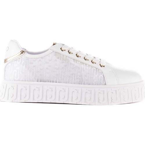 Chaussures Femme Baskets basses Liu Jo Lovely 02 - Sneaker Lace/Spreading Blanc