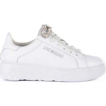 Love Moschino Sneakerd.Heart45 Vitello Bianco Blanc