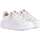 Chaussures Femme Baskets basses Love Moschino Sneakerd.Heart45 Vitello Bco+Cipria Blanc