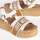 Chaussures Femme Sandales et Nu-pieds Love Moschino San.Lod. Zeppa60 Vitello Bianco Blanc