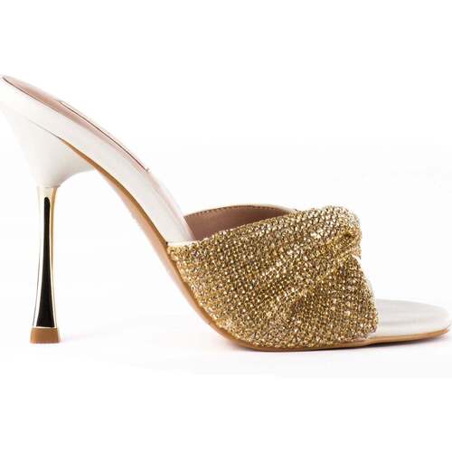 Chaussures Femme Escarpins Liu Jo Miriam 11 - Sandal Net/Strass Blanc
