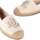 Chaussures Femme Mocassins Ralph Lauren Cameryn Logo-Espadrilles-Flat Blanc