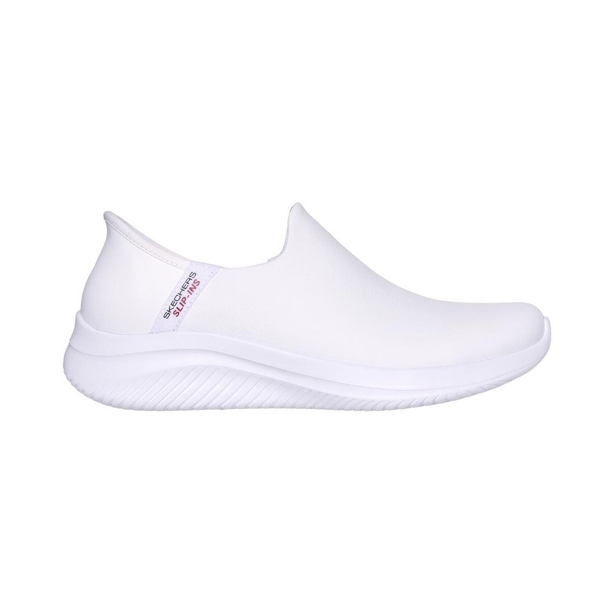 Chaussures Femme Baskets mode Skechers BASKETS  SLIP-INS ULTRA FLEX 3.0 ALL SMOOTH BLANC Blanc