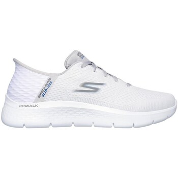 Chaussures Homme Baskets mode Skechers Fit BASKETS  SLIP-INS GO WALK FLEX - NEW WORD BLANC Blanc