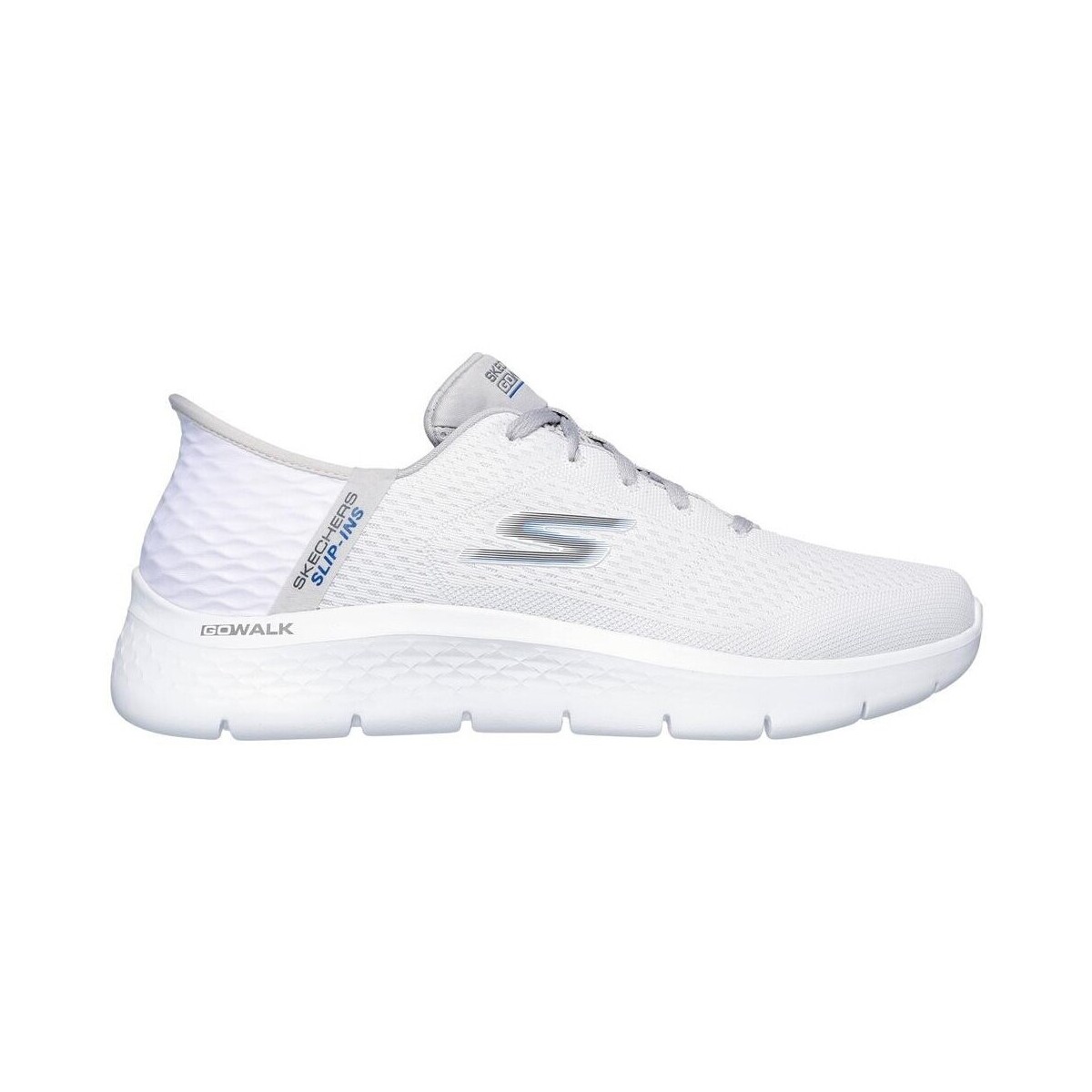 Chaussures Homme Baskets mode Skechers BASKETS  SLIP-INS GO WALK FLEX - NEW WORD BLANC Blanc