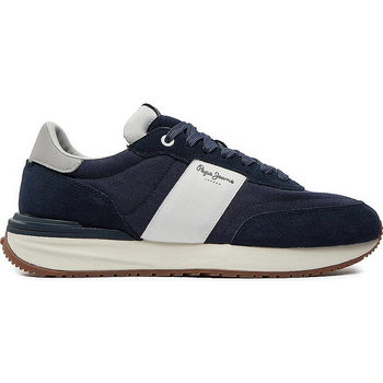 Chaussures Homme Baskets basses Pepe tulle jeans DEPORTIVA  BUSTER BANDE PMS60006 Bleu